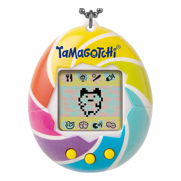 Tamagotchi Mascota Digital Candy Swirl Juguete Retro Interactivo Y Educativo