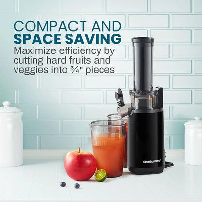 Extractor De Jugos Elite Gourmet EJX600 Negro 110V Jugos Frescos En Casa