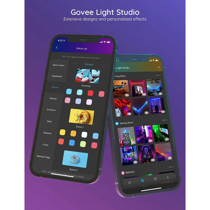 Tira Luces LED RGBIC Bluetooth 16.4 Pies Govee Control App Sincroniza Música