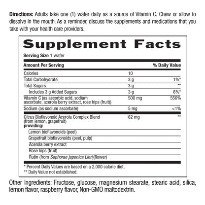 Acerola C 500 Mg 180 Obleas Antioxidantes Naturales Con Vitamina C