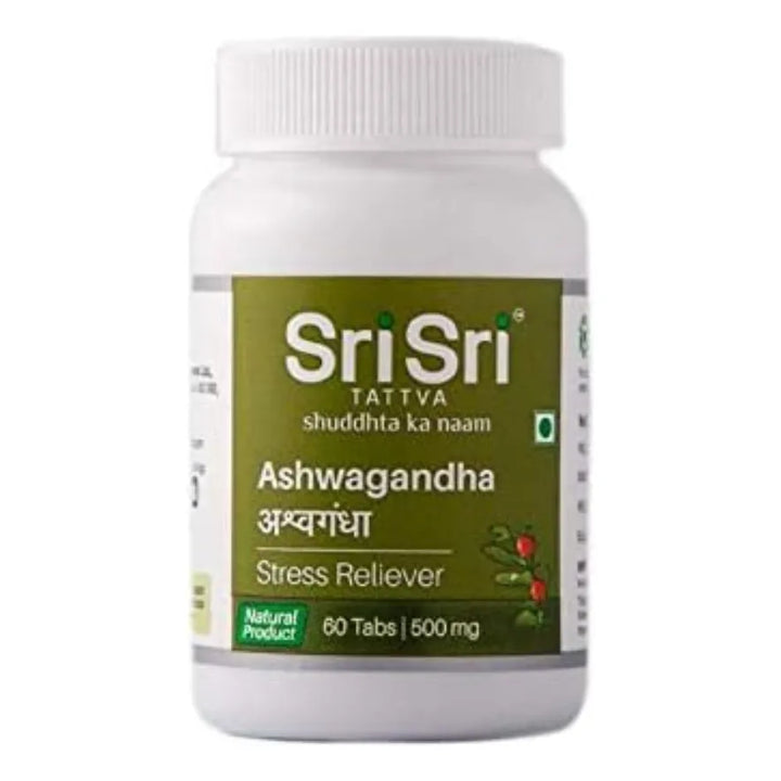 Ashwagandha 500mg Tabletas Sri Sri Tattva Kaxilu Energía Antiestrés - Imagen 2