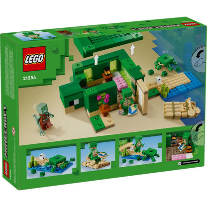 Lego Minecraft La Casatortuga De La Playa 234 Piezas Set De Construcción Creativa