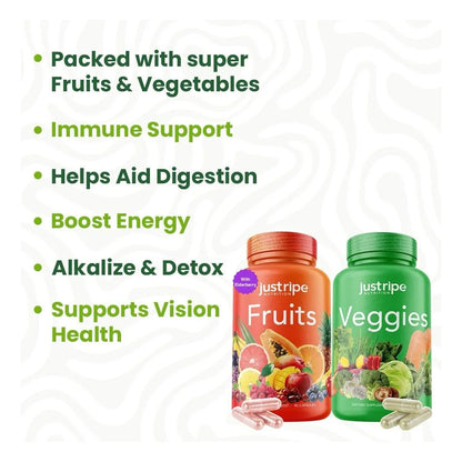 Superalimento Natural En Capsulas De Frutas Y Verduras 180 Unidades