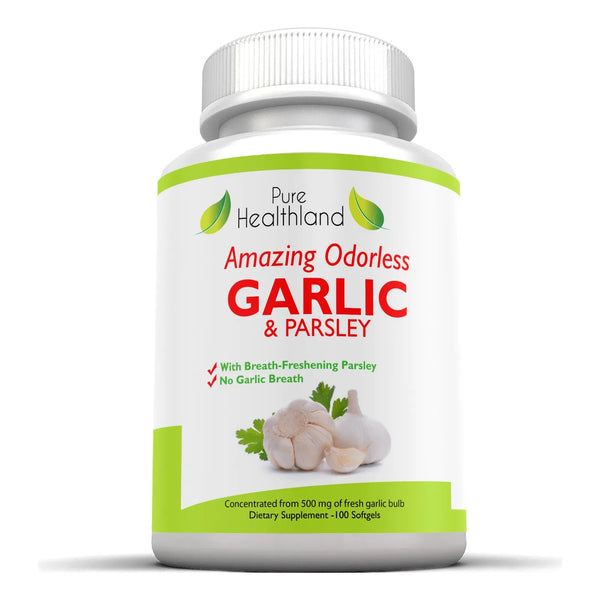 Cápsulas Blandas De Ajo Y Perejil Inodoro Concentradas De Bu