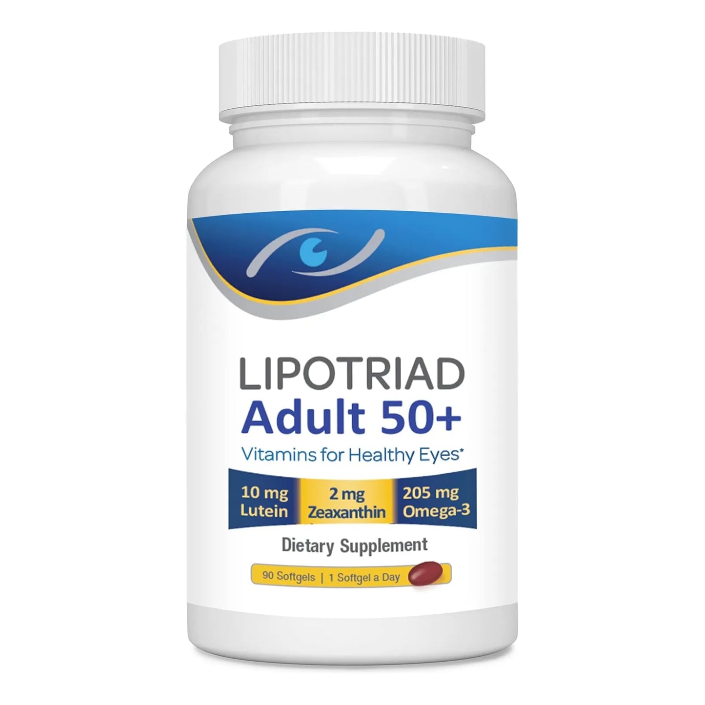 Vitaminas Y Minerales Para Ojos Mayores 50 Años Con Luteina Y Omega 3 90 Capsulas