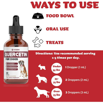 Quercetina Natural Para Perros Alivio Efectivo Alergias Sopo Importado Estados Unidos