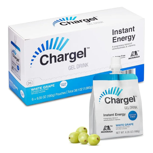 Gel Energético Sabor Uva Blanca Sin Cafeína Para Deportistas