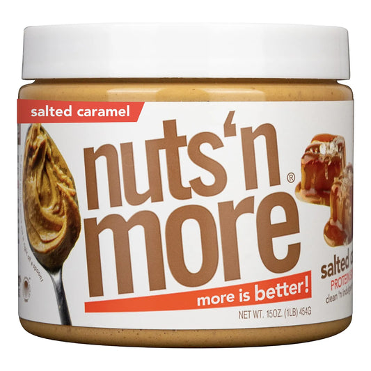 Mantequilla De Maní Natural Con Caramelo Salado Alta En Proteínas Sin Gluten 16 Oz