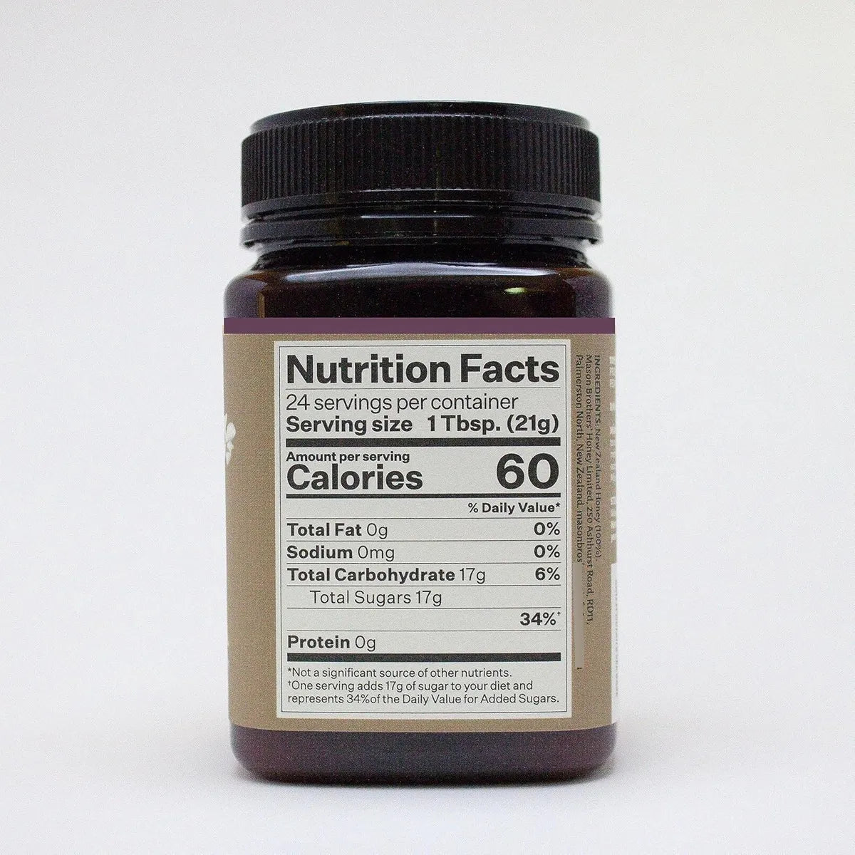Miel Cruda De Manuka Mgo 829 500g Nueva Zelanda Certificada