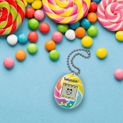 Tamagotchi Mascota Digital Candy Swirl Juguete Retro Interactivo Y Educativo