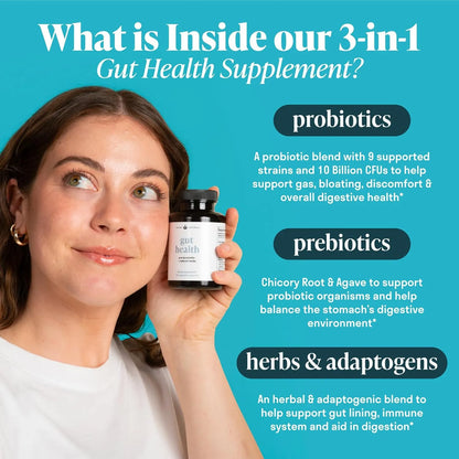 Fórmula Integral De Salud Intestinal Con Probióticos Prebióticos Nuven Gut Health