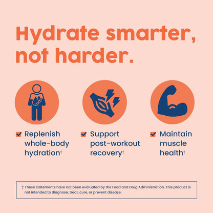 Native Hydrate Electrolitos En Polvo Sabor Melocotón Mango Cero Azúcar 30 Porciones