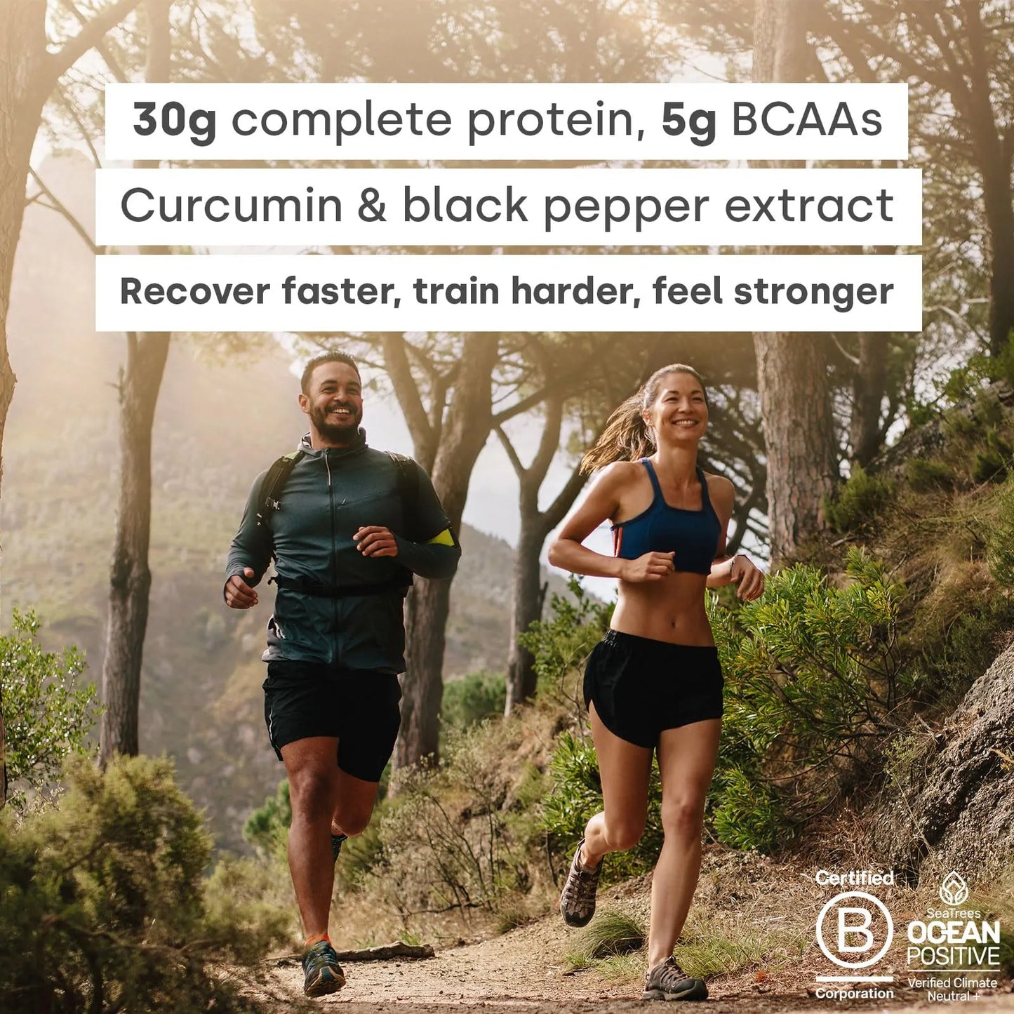 Proteína De Rendimiento Vegana En Polvo 30g Por Porción Con Bcaa Y Enzimas Digestivas