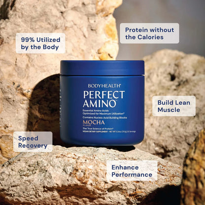 Perfectamino Bcaa Eaa Polvo Energizante Moca 30 Porciones