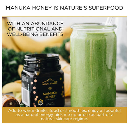 Miel De Manuka Premium MGO 514 UMF 15 100 Pura Nueva Zelanda Superalimento Natural