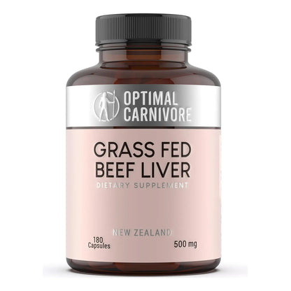 Capsulas De Higado Deshidratado De Res Alimentada Con Pasto Superalimento Nutritivo