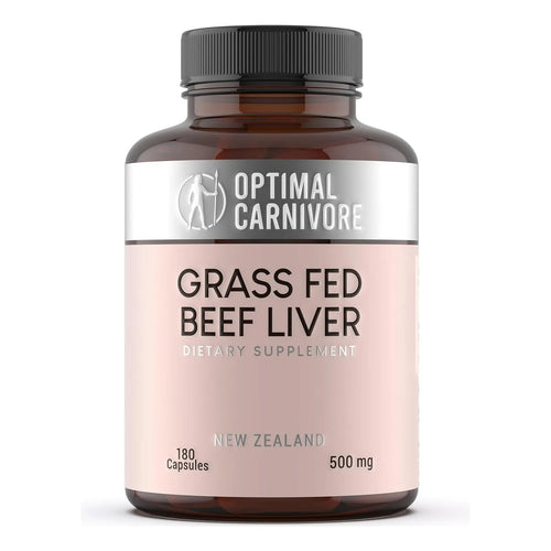 Capsulas De Higado Deshidratado De Res Alimentada Con Pasto Superalimento Nutritivo