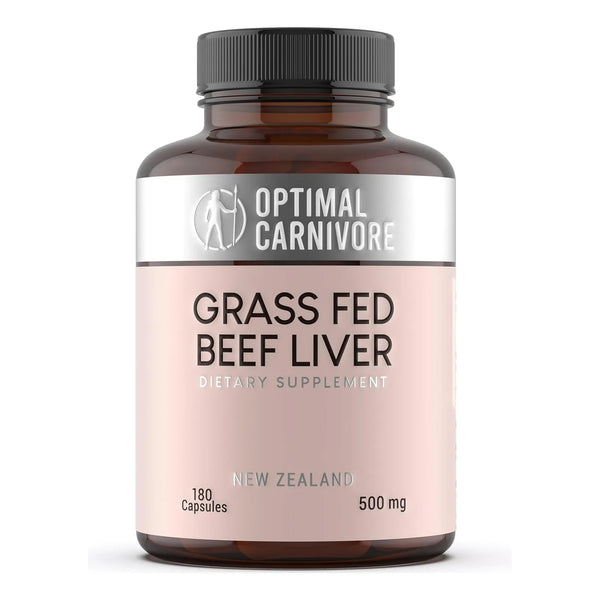 Capsulas De Higado Deshidratado De Res Alimentada Con Pasto Superalimento Nutritivo