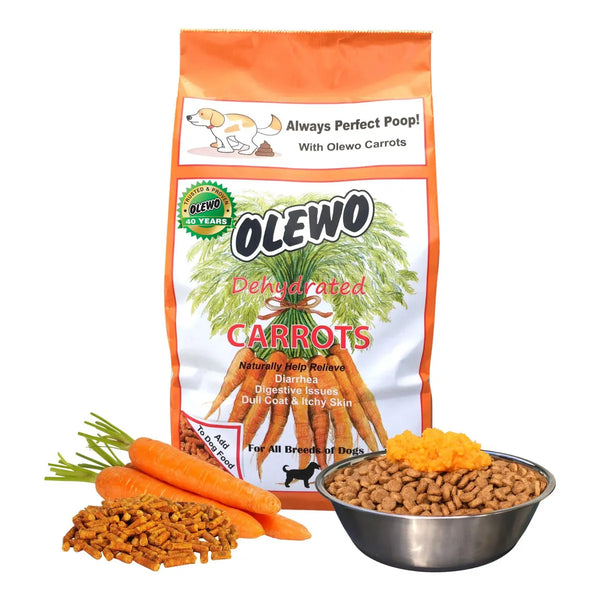 Deshidratado Olewo Zanahorias 1 Kilo Alimento Natural Para Perros