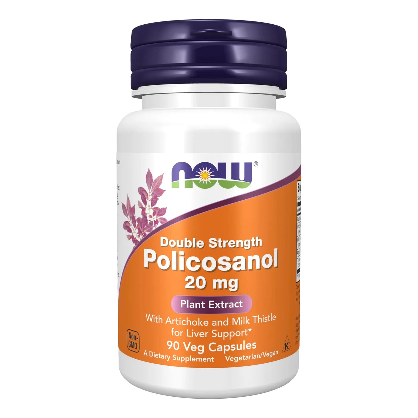 Policosanol Natural 100 Caña De Azúcar 90 Cápsulas Soporte Colesterol Saludable