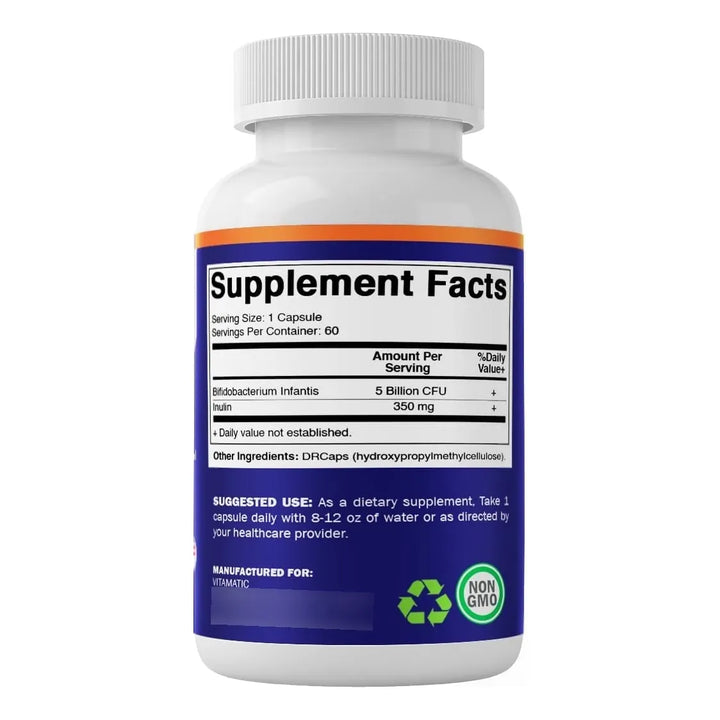 Bifidobacterium Infantis Con Inulina 60 Cápsulas - Imagen 2
