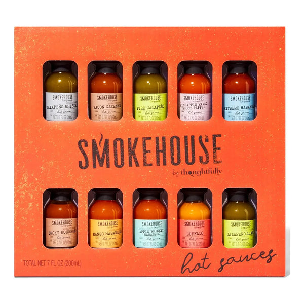 Pack De Salsas Picantes Gourmet 10 Sabores Ahumados Y Frutales Importado