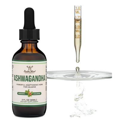 Gotas Orgánicas De Ashwagandha Sin Sabor - Imagen 2