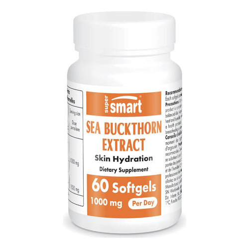 Extracto De Espino Cerval De Mar 500 Mg Con Omega 7 Cápsulas Blandas Para Digestión Y Piel