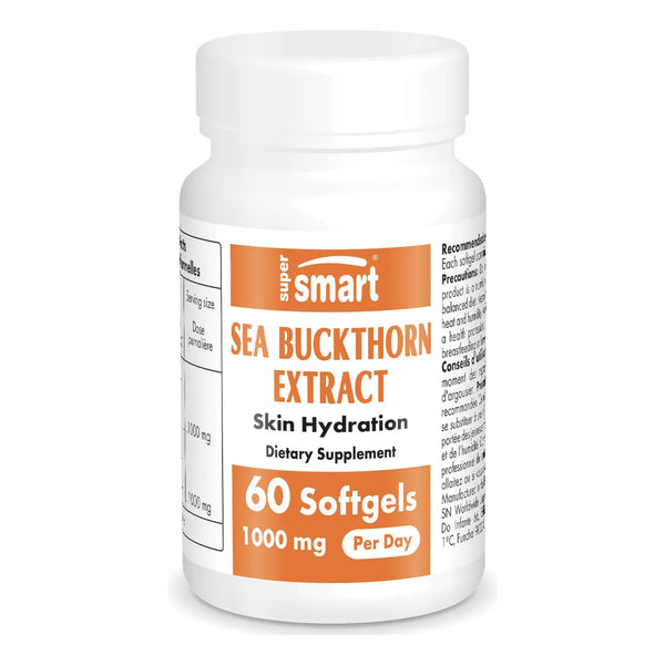 Extracto De Espino Cerval De Mar 500 Mg Con Omega 7 Cápsulas Blandas Para Digestión Y Piel