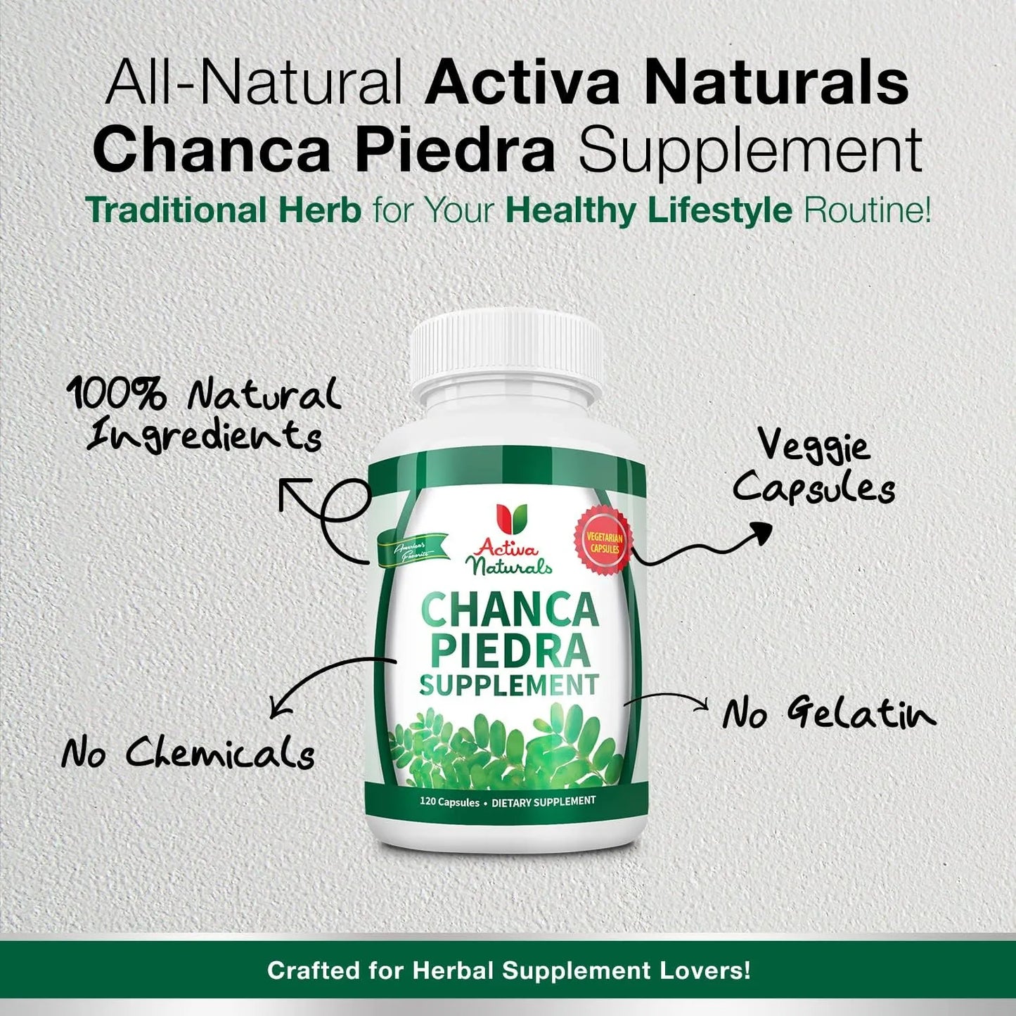 Extracto De Hierba Chanca Piedra Con Phyllanthus Niruri 100 Cápsulas Soporte Renal