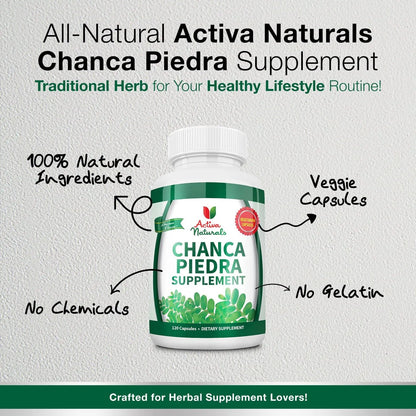 Extracto De Hierba Chanca Piedra Con Phyllanthus Niruri 100 Cápsulas Soporte Renal