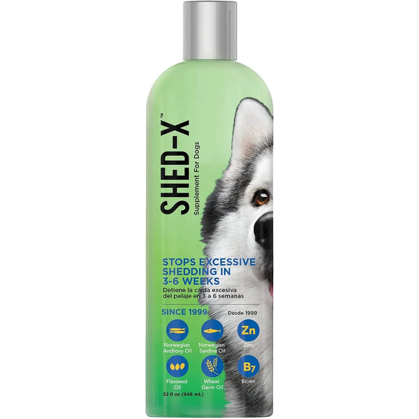 Shed X Perro Dermaplex Multivitaminico Para Pelaje 946ml Con Omega 3 Y Vitaminas