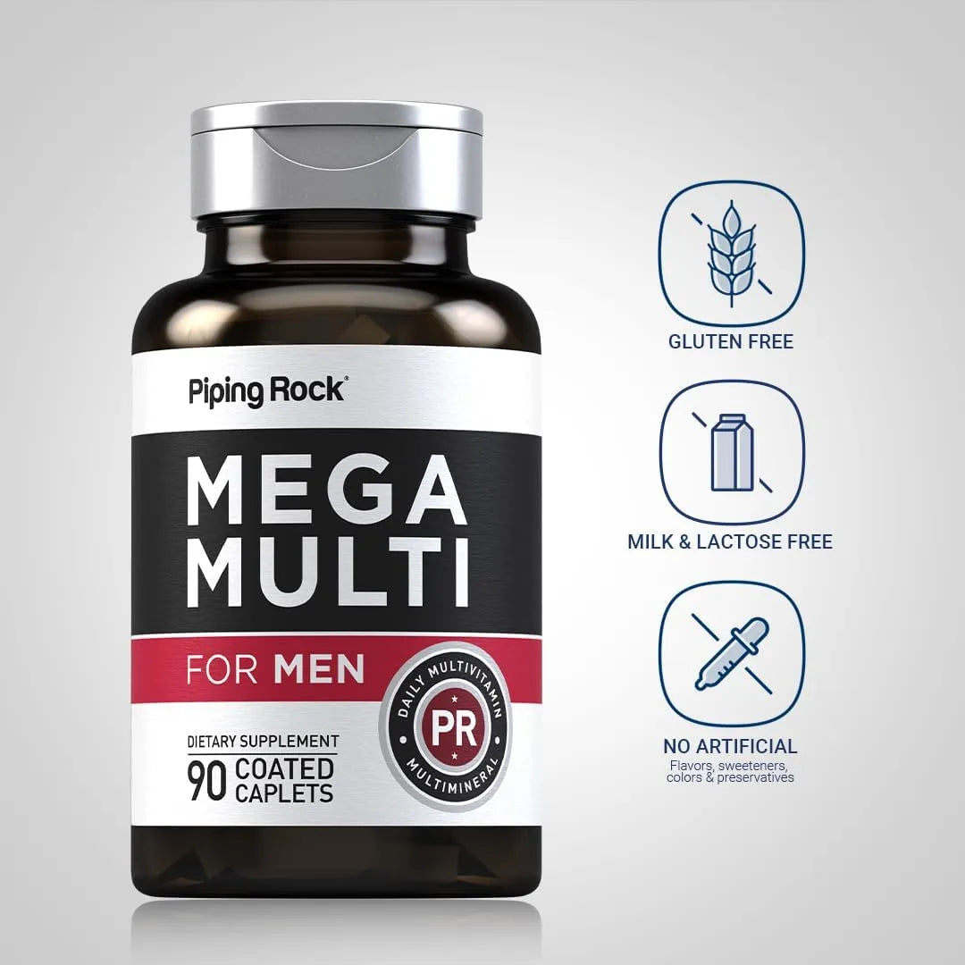 Multivitaminico Para Hombres 90 Capsulas Con Vitamina D Zinc Y Palma Enana