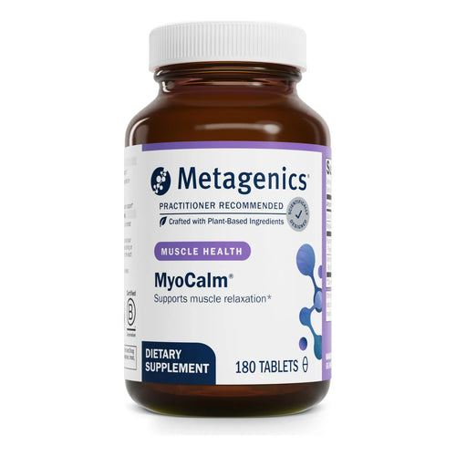 MyoCalm Fórmula Relajante Muscular 180 Tabletas Suplemento Calcio Magnesio