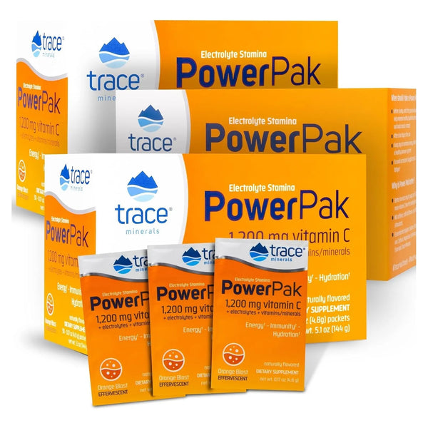 Electrolitos En Polvo Orange Blast 90 Paquetes Con Vitamina C Zinc Magnesio