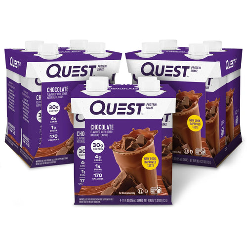 Batido De Proteína Chocolate Quest Listo Para Beber Alto En Proteína Bajo En Carbos