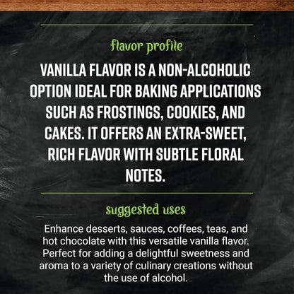 Extracto De Vainilla Orgánico 118 Ml Sabor Natural Aromatiza Postres Y Bebidas