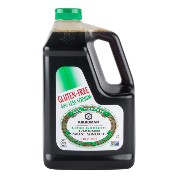 Kikkoman Salsa De Soja Tamari Sin Gluten 1.89 Litros Sabor Auténtico Y Natural