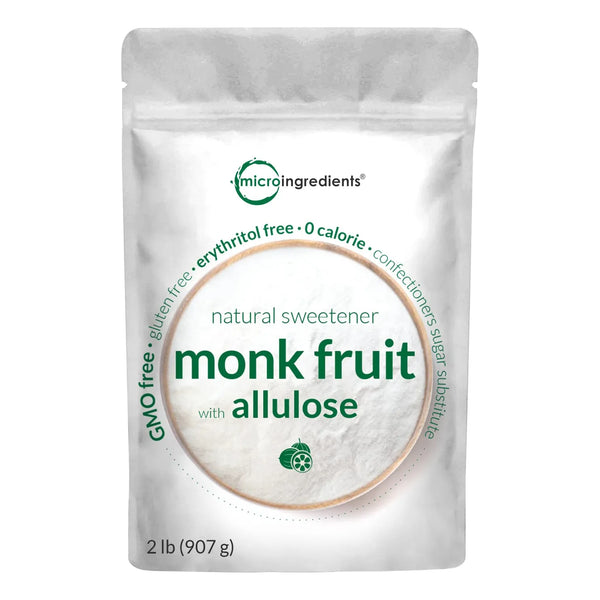 Edulcorante De Fruta De Monje Con Alulosa 907 G Sin Eritritol Keto Y Vegano