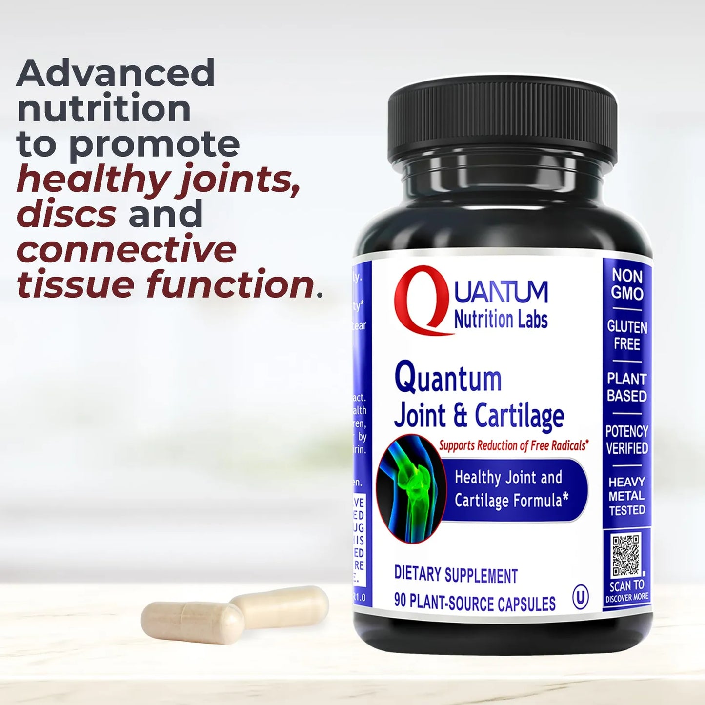 Quantum Suplemento Articular 90 Capsulas Soporte Cartilago Y Movilidad