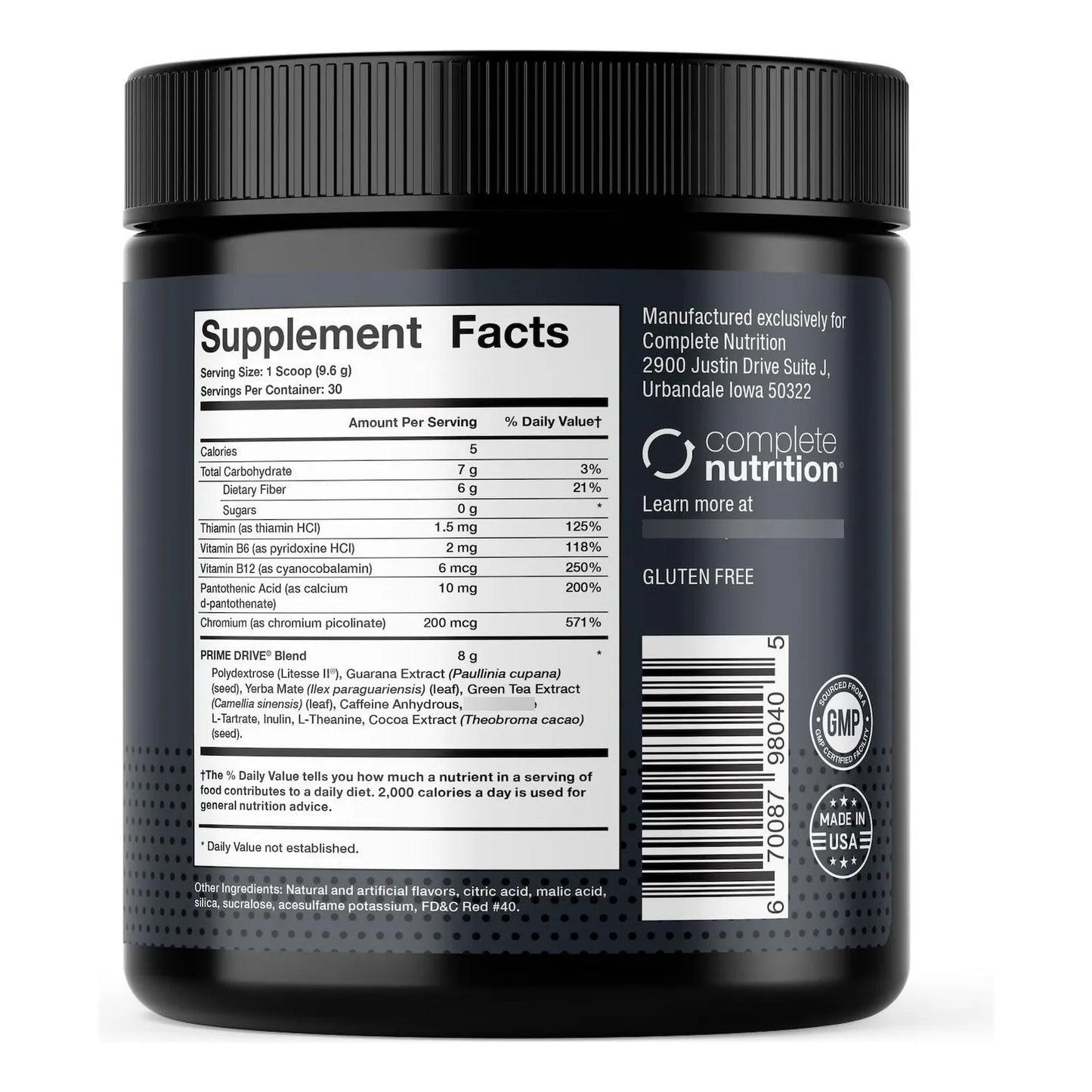 Prime Drive Energy Bebida Energética En Polvo Melón Fresa Preentrenamiento 10.2 Onzas