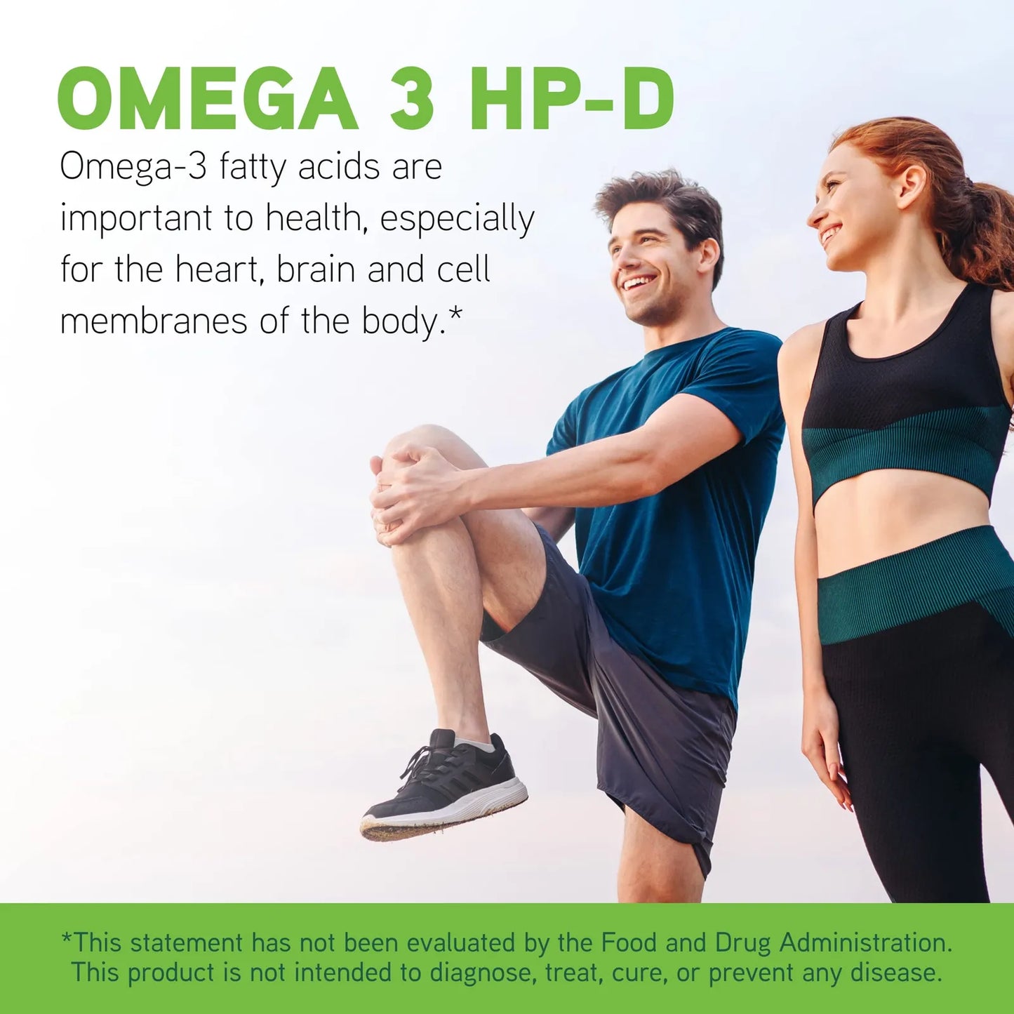 Omega 3 HP-D Con Vitamina D3 60 Cápsulas Blandas Suplemento Cardiovascular E Inmunológico