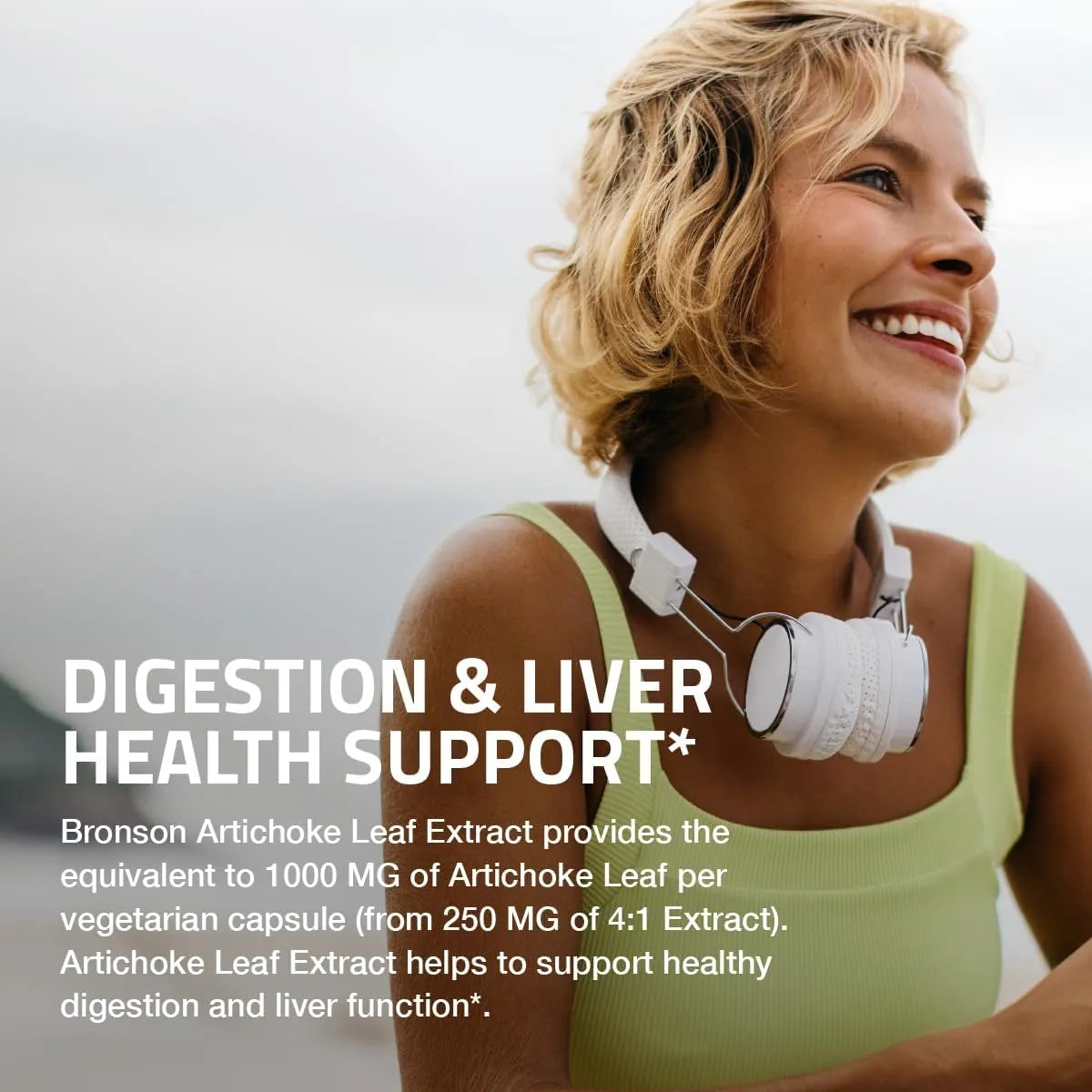 Extracto De Hoja De Alcachofa Extra Fuerte Bronson 120 Cápsulas Digestión Y Hígado Saludable