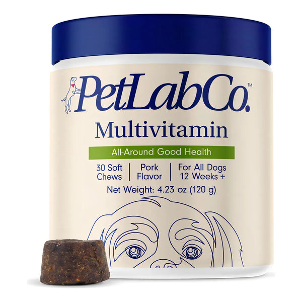 Multivitamínico 22 En 1 Para Perros PetLab Co Sabor Cerdo Salud Piel Pelaje Y Articulaciones