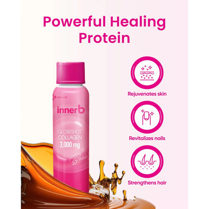 Innerb Glowshot Colageno Liquido 10.1 Onzas Piel Radiante Cabello Fuerte