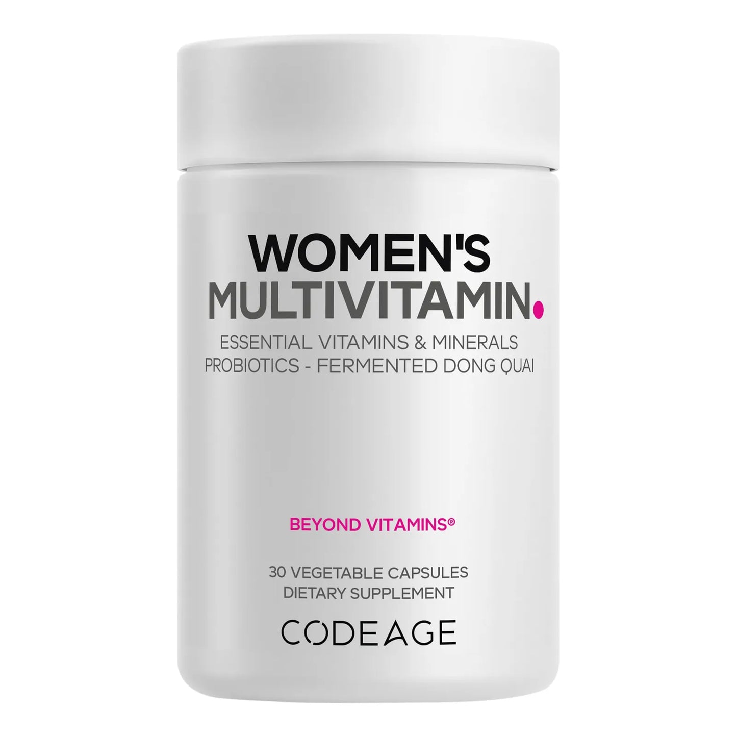 Multivitaminico Para Mujeres Vitaminas A C D3 E B6 B12 Calcio Hierro Probióticos