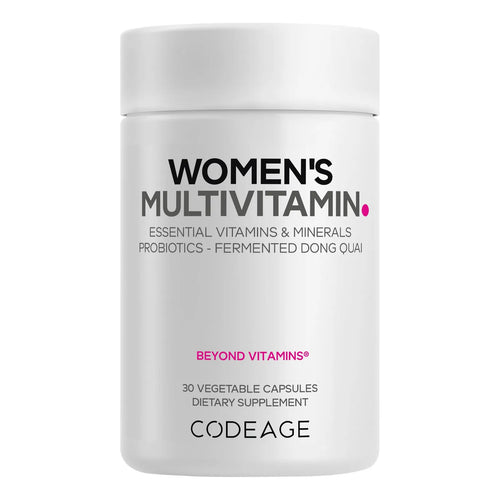 Multivitaminico Para Mujeres Vitaminas A C D3 E B6 B12 Calcio Hierro Probióticos