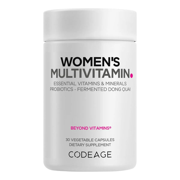 Multivitaminico Para Mujeres Vitaminas A C D3 E B6 B12 Calcio Hierro Probióticos