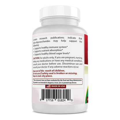 Prebióticos XOS Fibra 1400mg 120 Cápsulas Vegetales Mejora Tu Salud Digestiva