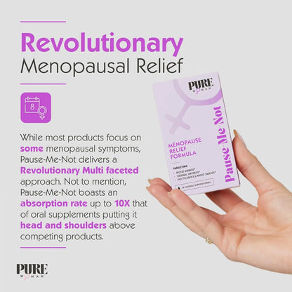 Supositorios Menopausia Pure Woman Pause Me Not Alivia Sofocos Sequedad Vaginal